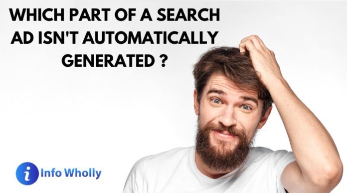 Which Part of a Search Ad Isn't Automatically Generated By Dynamic Search Ads
