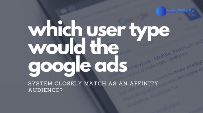 which user type would the google ads system closely match as an affinity audience?