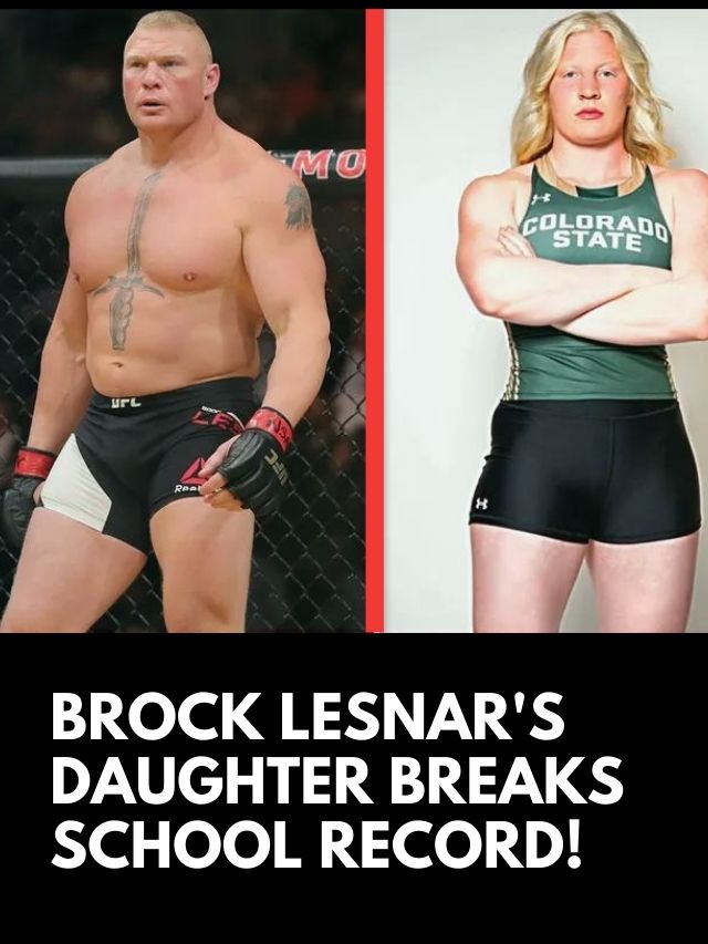 Brock Lesnar’s daughter breaks school record